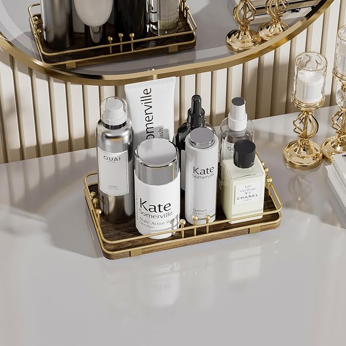 Bathroom Vanity Tray for Toiletries Makeup Perfume Candle Toilet Tank, Kitchen - Image 5