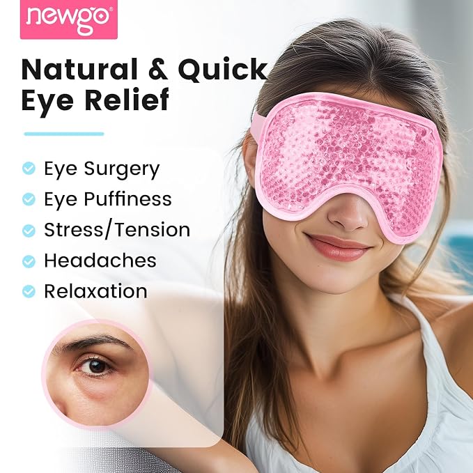 NEWGO Cooling Gel Cold Eye Mask - Image 2