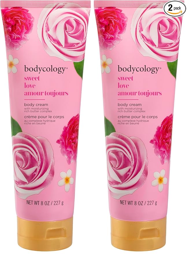 Bodycology Shea Butter Body Cream, Sweet Love, 8 oz by Bodycology