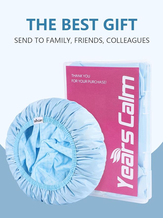 Years calm Shower Caps for Women Reusable Waterproof, Double Layer Waterproof - Image 3