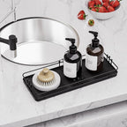 Bathroom Vanity Tray for Countertop Toiletries Perfume Makeup Soap Dispenser - Image 5