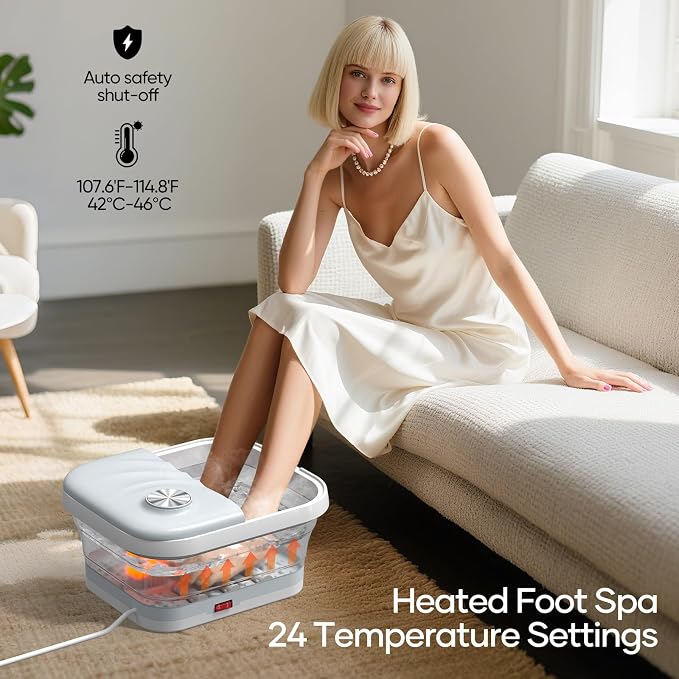 LUBBYGIM New Collapsible Foot Spa Bath - Image 2