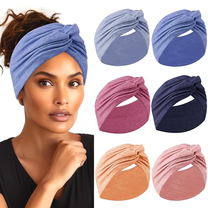 HAUHC Extra Wide Headbands for Women, Boho Headbands for Women's Hair by HAUHC