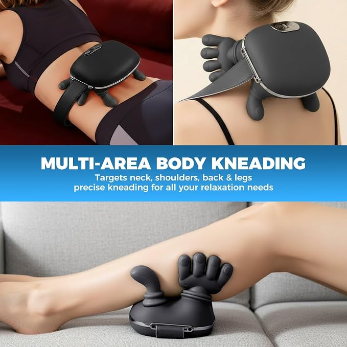 Shoulder & Neck Massager with Heat, 4D Bionic Heated Neck Massager with Fingers - Image 5