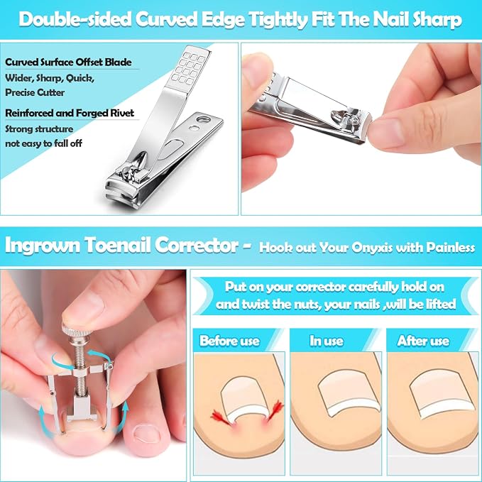 Modacraft 11-Piece Toenail Care Kit - Image 4