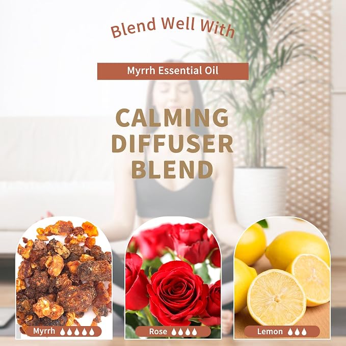 EUQEE Myrrh Essential Oil, Premium Myrrh Oil - Image 8