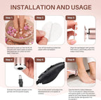 Electric Foot File Remover Callus: Profesional Pedicure Tool - Image 8