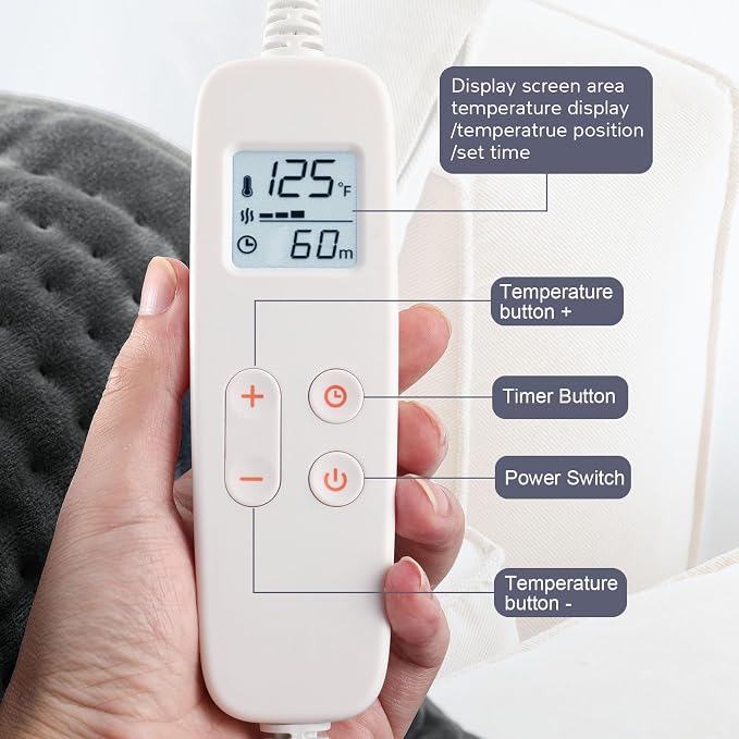 VAAGHANM Heating Pad: 33 x 17 inches Electric Heating Pad - Image 6