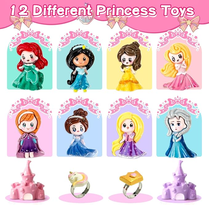 Bath Bombs for Kids with Surprise Inside Princess Toys Natural Bath Bombs - Image 2