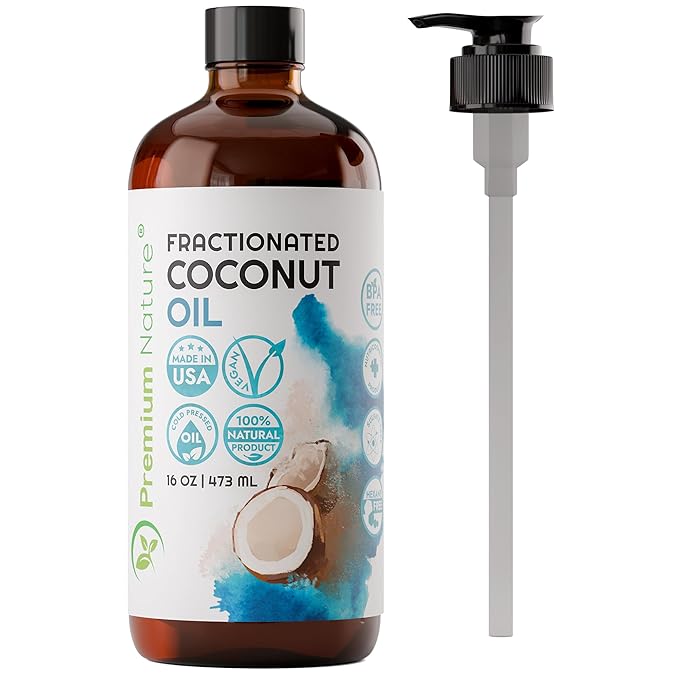 Premium Nature Fractionated Coconut Oil by PremiumNature
