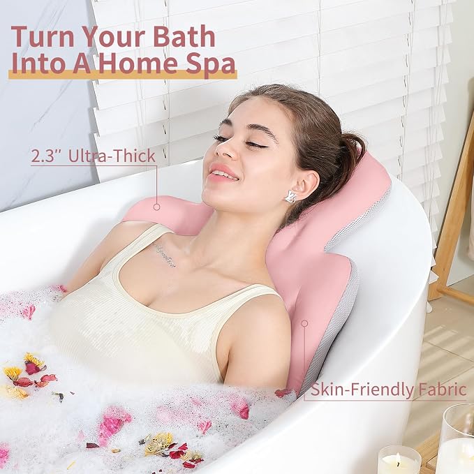 Luxury Bath Cushion, Full Body Bathtub Pillow - Image 5