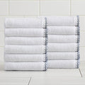 Great Bay Home Blue/White Washcloth Set by GreatBayHome