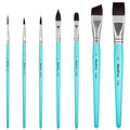 Nicpro Face Paint Brush Set, Synthetic Nylon Hair Makeup Paintbrush Kit by Nicpro
