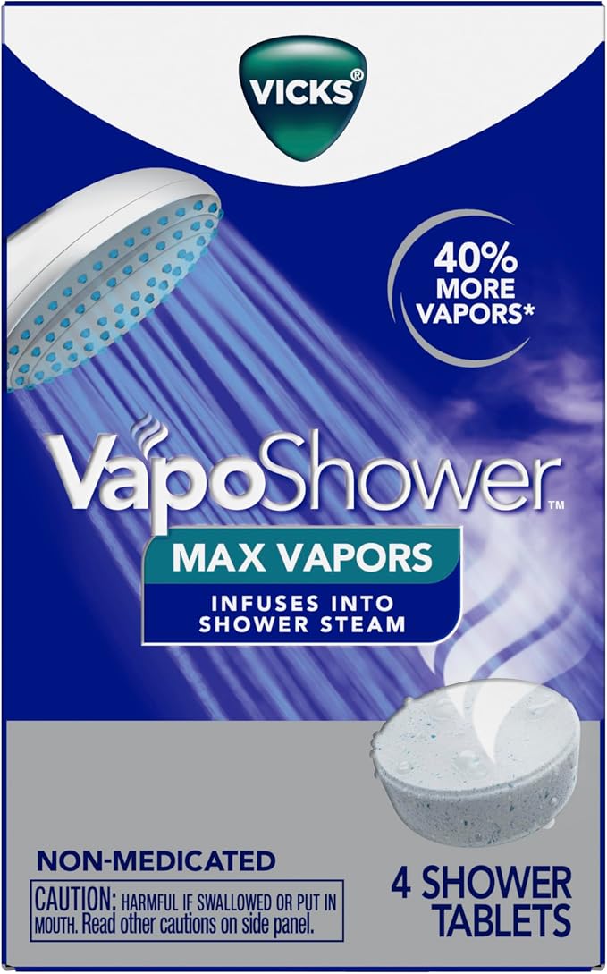 Vicks VapoShower Max Tablets, Non-Medicated Eucalyptus Shower Steamer Tablets - Image 12