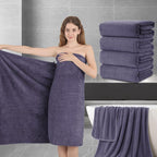 Extra Large Bath Sheet Set of 4, Ultra Soft Fluffy Towel, 35”x 70”Oversized by JessyHome