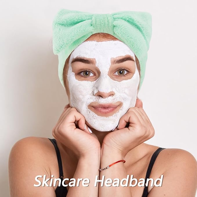 VELSCRUN Spa Headband, Makeup Face Wash Skincare Headbands, Stuff - Image 4