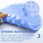 2PACK Shower Foot Scrubber Mat Back Washer Back Exfoliating Bath Wash Pad Wall - Image 5
