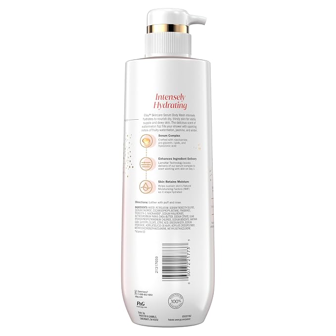Olay Body Wash for Women, Intensely Hydrating, Pro-Hyaluronic Acid Serum Complex - Image 13