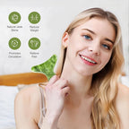 Jade Stone Gua Sha Massage Tool Set Larger Guasha Board - Image 2