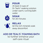 Dr Teal's Epsom Salt Magnesium Soak, Arnica Body Relief - Image 5