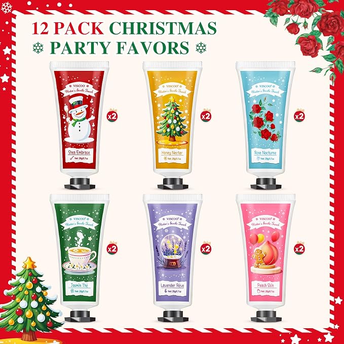 VISCOO 12 Pack Christmas Hand Cream Gift Set - Image 2