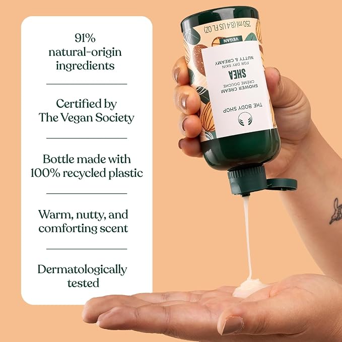 The Body Shop Shea Shower Cream, 8.4 Fl Oz - Image 8