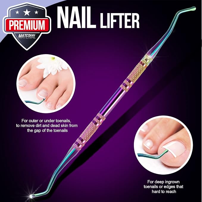 FANDAMEI Cuticle Kit, Manicure Pedicure Tools, Nail Cuticle Nippers, Ingrown - Image 5