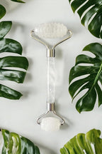 100% Real Crystal Jade Stone Roller and Gua Sha Set - Image 5