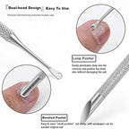 Pre-treatment Cuticle Pusher, Russian Prep Nail Pushers, Dual Ended Cuticle - Image 3