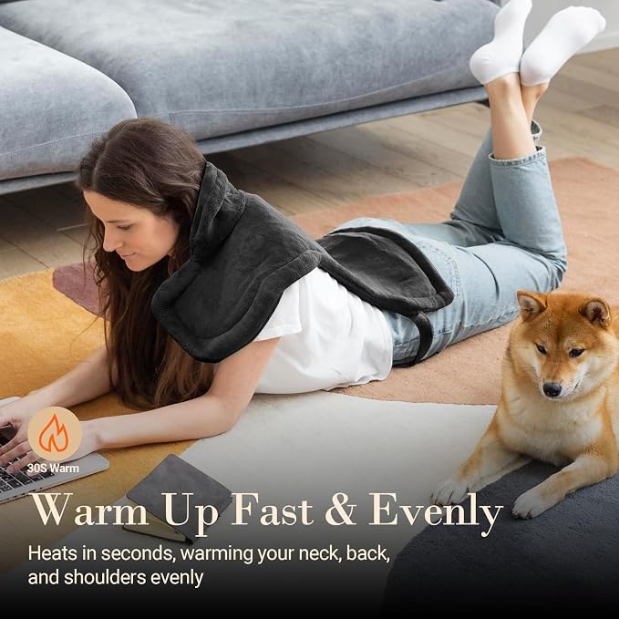 COMFIER Large Heating Pad for Back, FSA Eligible HSA Heating Pad for Neck and - Image 2