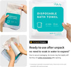 4 Pack Disposable Bath Towels Durable Large Portable Thicken Camping Towels - Image 2