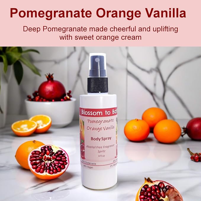 Blossom to Bath Pomegranate Orange Vanilla Body Spray - Image 2