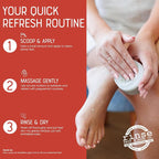 Rinse Bath & Body Peppofoot Peppermint Foot Scrub - Image 3