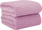 JML Microfiber Bath Towels, Large Bathroom Towel 2 Pack, Super Absorbent and by JML