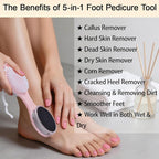 Foot Scrubber Brush with Pumice Stone - Image 4