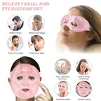 RelaxCoo Ice Face Eye Mask for Dark Circles and Puffiness Cold Warm Compress - Image 3