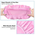 6 PCS Shower Caps for Women, Double Side Waterproof Shower Cap, Reusable - Image 6