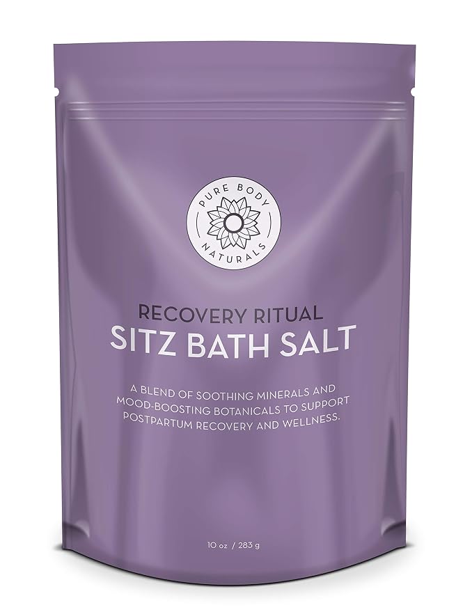 Pure Body Naturals Sitz Bath Salt – Postpartum Care and Hemorrhoid Treatment – by PureBodyNaturals