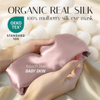 Silk Sleep Mask Soft Pressureless: 100% Mulberry Silk - Image 2