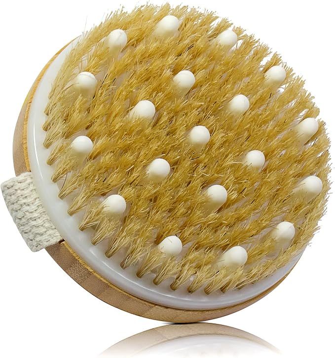 Bamboo Dry Body Brushes, Dry Body Scrubber by GiimiBash