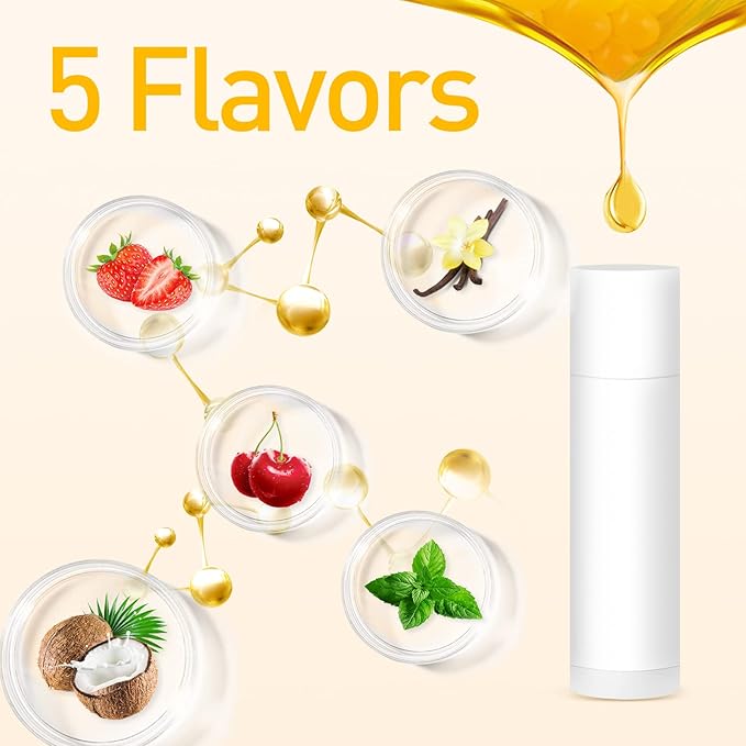 DMSKY 50 Pack Lip Balm Unlabeled, Natural Lip Balms Bulk Blank Tube, Lip Balm - Image 2