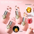 BestLand 3 Pcs/Set Flower Jelly Lipstick Set Temperature Change Moisturizer - Image 7