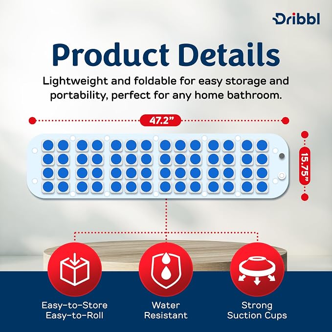 Dribbl Electric Bubble Massage Bathtub Mat – Non-Slip Full-Body Waterproof Hot - Image 2