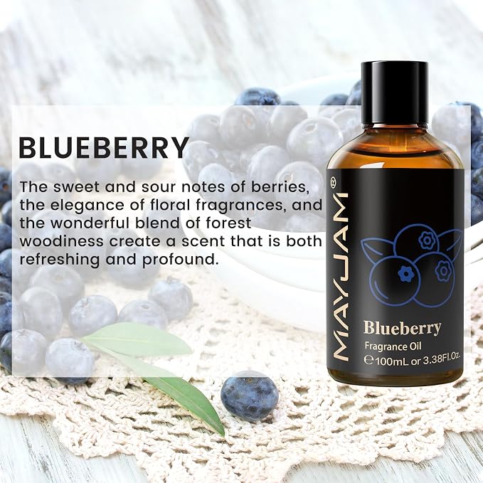 MAYJAM 100ML/3.38FL.OZ Blueberry Fragrance Oils - Image 3