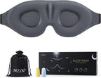 MZOO Luxury Sleep Eye Mask for Side Sleeper Men Women, Zero Eye Pressure 3D by MZOO