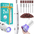 COSLUS Cordless Nail Drill Electric C41: 2-in-1 Nail File by COSLUS