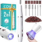 COSLUS Cordless Nail Drill Electric C41: 2-in-1 Nail File by COSLUS