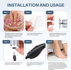 Electric Foot File Remover Callus: Profesional Pedicure Tool - Image 8