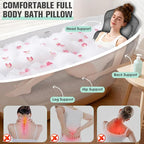 Upgraded Full Body Bath Pillow for Bathtub, Luxury Thick Bath Cushion for - Image 7
