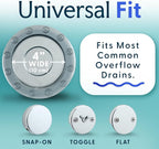 SlipX Solutions Bottomless Bath Overflow Drain Cover - Image 4